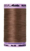 Silk-finish 50wt Solid Cotton Thread 547yd Espresso