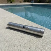 POLEMAX Stainless-Steel Pool Pole Tool Adapter Tip