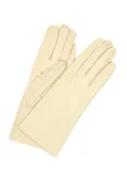 1003 Classic Kid Leather G. Silk Lined M. Length Cream