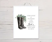 Boots Scripture Card