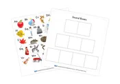 ABC Chart/Sound Box Cards - Set of 6