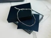 Truly Simple's Everyday Paperclip Anklet - Water Resistant - Gold or Silver