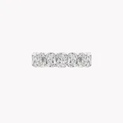 Antique Cushion Cut Diamond Eternity Band .40