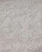Silver Jacquard Silk Wildrag
