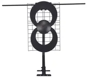 Antennas Direct ClearStream 2V Indoor Outdoor UHF VHF HD TV Antenna 60-Mile Range, includes 20" Mast