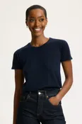 100% Machine Washable Cashmere Short Sleeve Crewneck T-Shirt