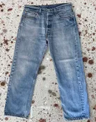 Vintage Levi 501xx Red Tab Super Wash Straight Leg Denim Jeans (JYJ0526-185)