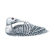 Loon with Chick Pin