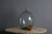 18th Century Hand Blown Dutch Pale Blue Colored Demijohn from the Spice trade