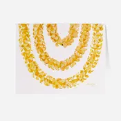 Aloha de Mele - Lei Ers Greeting Card