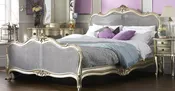 Alexandria Silver Rattan Bedroom Set