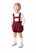 Baby Boys Tartan H-Bar Set