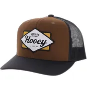 "Diamond" Hooey Hat Brown & Black w/Patch