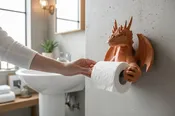 3D-Printed Winged Dragon Toilet Paper Dispenser & Spring Bar. Olgas Treasures Shop — Olgas Treasures