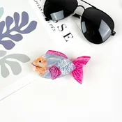 Acetate Cartoon Fish Hair Clip Cute Marine Animal Claw Clips
