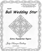 Bali Wedding Star Extra Foundation Paper by Judy Niemeyer