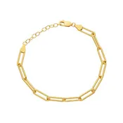 14kt Gold-Filled Paper Clip Forever Bracelet