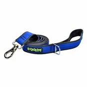 Reflective Dog Leash with Bottle Opener - Blue