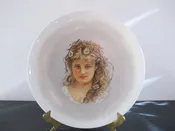 Artist Signed Porcelain Plate Hand Painted Haviland Limoges 1888-1896 Victorian Roll in the Hay DH Lawrence Thomas Hardy Smut