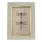 4x6 Picture Frame - Resin and Brass