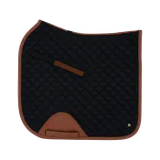 16 Cypress Dressage Pad - Black & Cognac