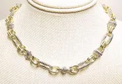 2 Tone Link Necklace