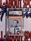 1972 Topps #200 Roger Staubach Card Very Good 3.5 Authentic Autographed