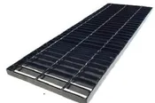 10″x1.25″x36″ Black Steel Trench Grate
