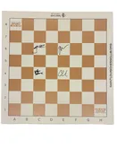 2025 Clutch Chess: Champions Showdown Autographed Vinyl Board