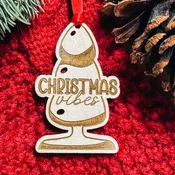 Christmas Vibes | Funny Christmas Ornament