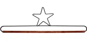 16 Inch Star Dowel Holder by Ackfeld