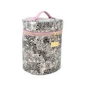Barrel Train Case, Zebra