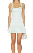 Amanda Uprichard Haley Dress - Celedon