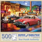 50's Drag Race Jigsaw Puzzle