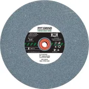 28161 Green Silicon Carbide Bench Wheel (Grade GC80) 12" x 2" x 1-1/2", 1-Pack