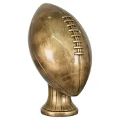 11" Antique Gold Football Resin