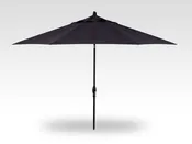 11' Auto Tilt Umbrella, Navy Canopy & Black Pole