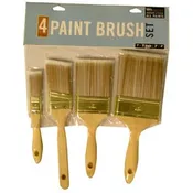 4-Piece Deluxe Varnish/Sash Paint Brush Set