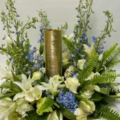 A touch of blue