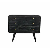 Georgie Mid Century Modern Black Chest