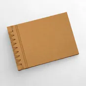 Paper Page Album 10 x 15 | Antique Gold Silk