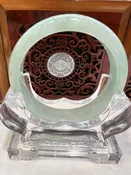 Certified Real Jade Bangle (Jadeite) size 58mmX10mmX8mm
