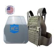 Caliber Armor Maritime UHMWPE Level III Body Armor Package with DV8 Plate Carrier