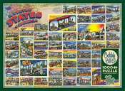 Vintage American Postcards by Cobble Hill Puzzles (1000 Pieces)