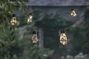 10 Patio Lights Garland with Plastic Shade