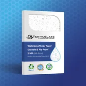 5 Mil Waterproof Copy Paper 12" x 18" Tabloid Extra Size