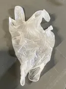Vinyl Industrial Powder Free Clear Size Medium Gloves/100 Per Box