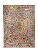 Oriental Rug Afghan Handmade Area Transitional 9'0"x12'3" (9x12) Red Red Abstract Design #A36555