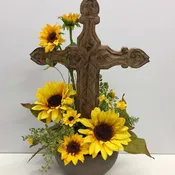 Sunflower Cross