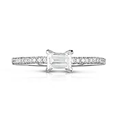 Baguette Diamond Robin Ring | The Douglas Elliott Signature Series